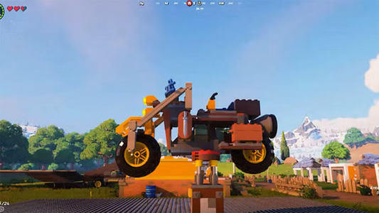 How to Make a Motorcycle in LEGO Fortnite - CADA BRICKS