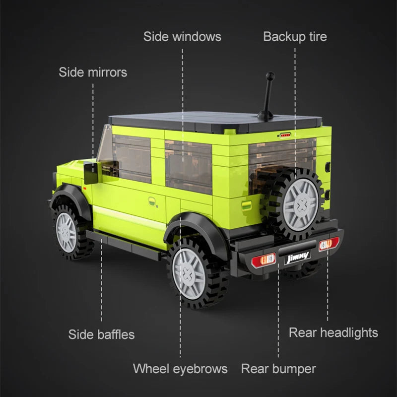 Cada 1:24 City SUV Compatible Off-road Racing Car Vehicle Building Block Classic Bricks Toys For Children Gift - CADA BRICKS®