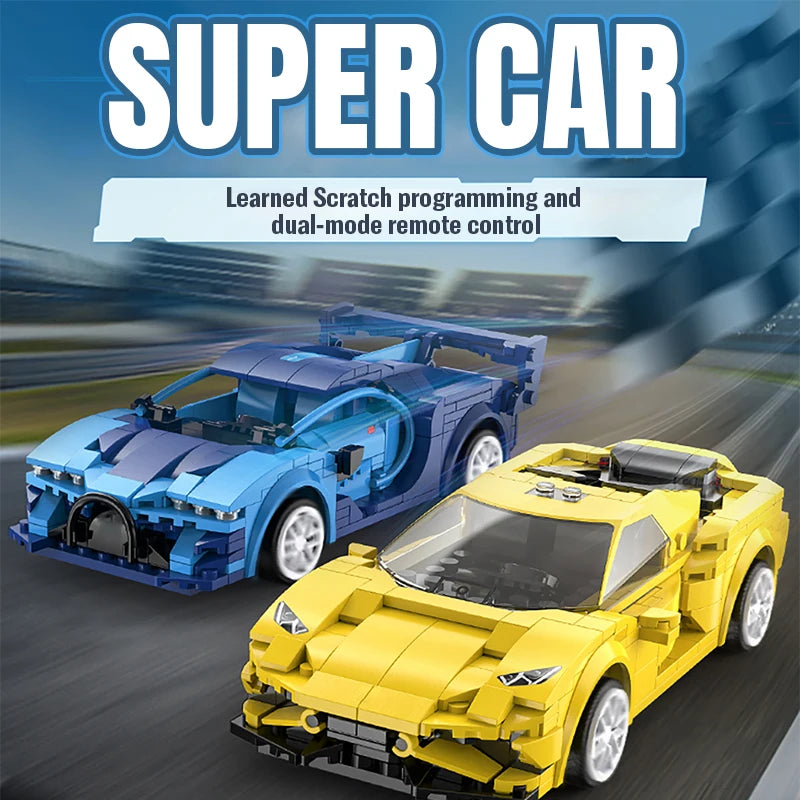 Cada City APP Programming Remote control Sports Car Model Building Blocks RC Racing Car Bricks Gifts Toys for children - CADA BRICKS®