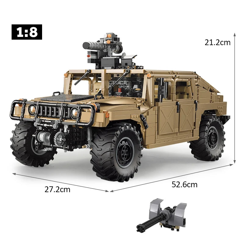 Cada 3935Pcs technical Armored SUV Car Buggy Trucks Pickup Bricks City Off-road Remote Control Car Building Blocks Toy Gifts - CADA BRICKS®