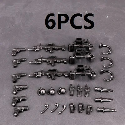 MOC Weaponry Rifle Pistol Equipment Set Guns Military Weapons Compatible Figures Building Block Brick Mini Children Toys Hobbies - CADA BRICKS®