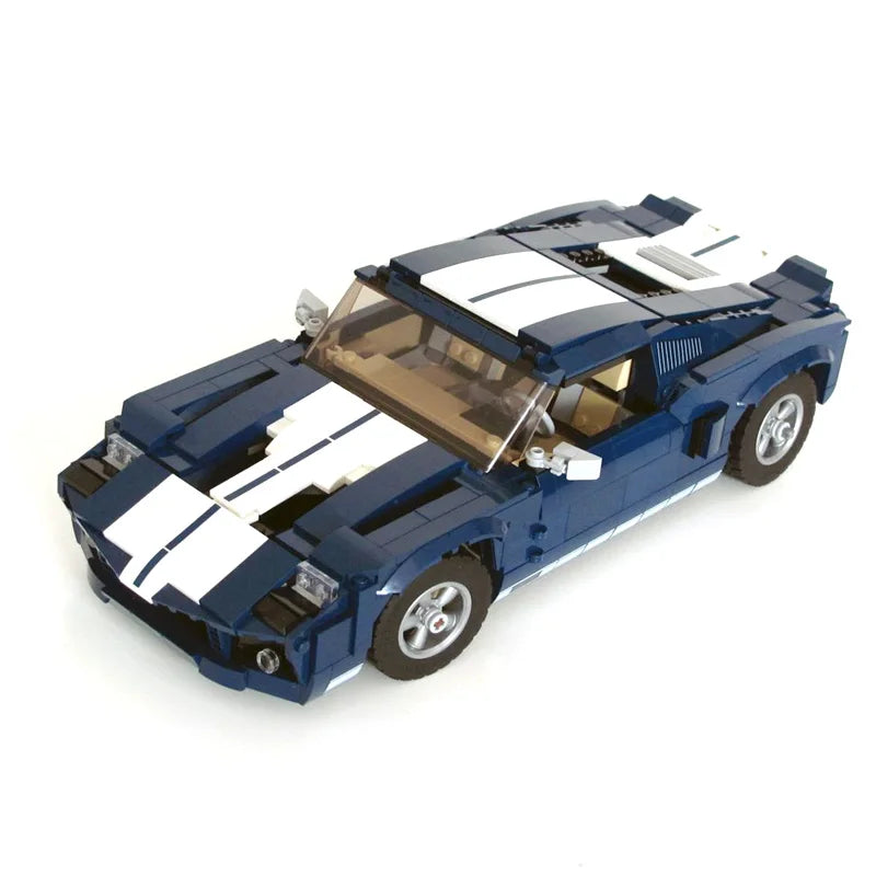 NEW MOC-10265 Mustangs Shelby GT500 Building Block Car Bricks F150 Raptor Classic Pickup Assembled Model DIY Toys Birthday Gifts - CADA BRICKS®