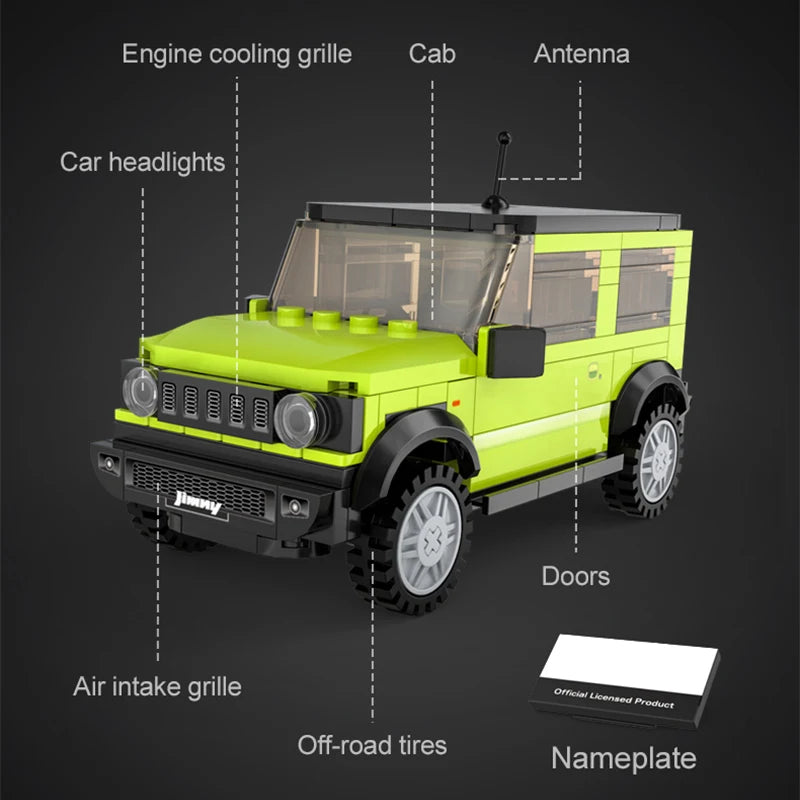 Cada 1:24 City SUV Compatible Off-road Racing Car Vehicle Building Block Classic Bricks Toys For Children Gift - CADA BRICKS®