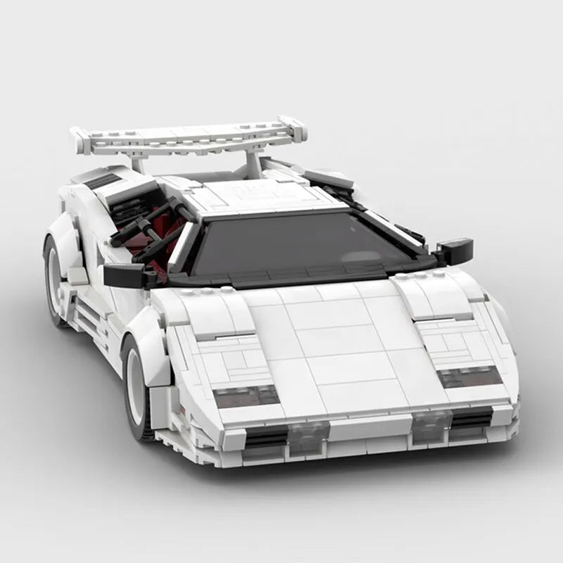 MOC Building Blocks Technology Bricks Car City Racer Countachs QV Vehicle Super Racing Toys Christmas Gifts - CADA BRICKS®