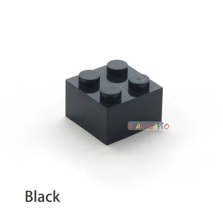 60pcs DIY Building Blocks Thick Figures Bricks 2x2 Dots Educational Creative Size Compatible With 3003 Plastic Toys for Children - CADA BRICKS®