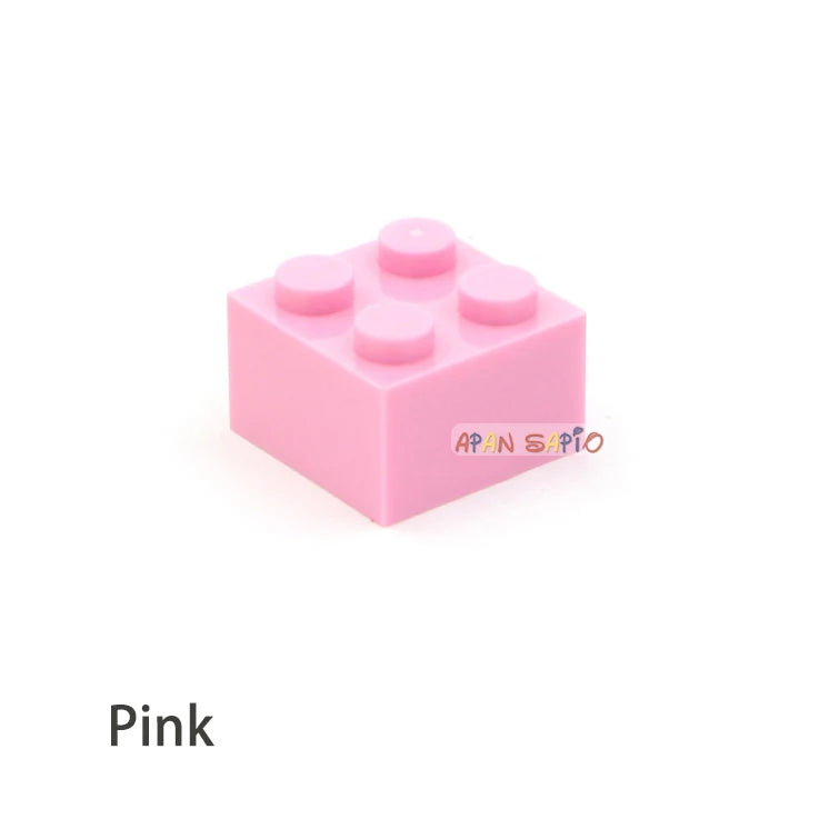 60pcs DIY Building Blocks Thick Figures Bricks 2x2 Dots Educational Creative Size Compatible With 3003 Plastic Toys for Children - CADA BRICKS®