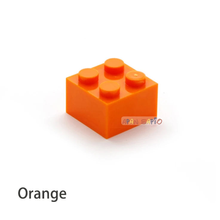 60pcs DIY Building Blocks Thick Figures Bricks 2x2 Dots Educational Creative Size Compatible With 3003 Plastic Toys for Children - CADA BRICKS®