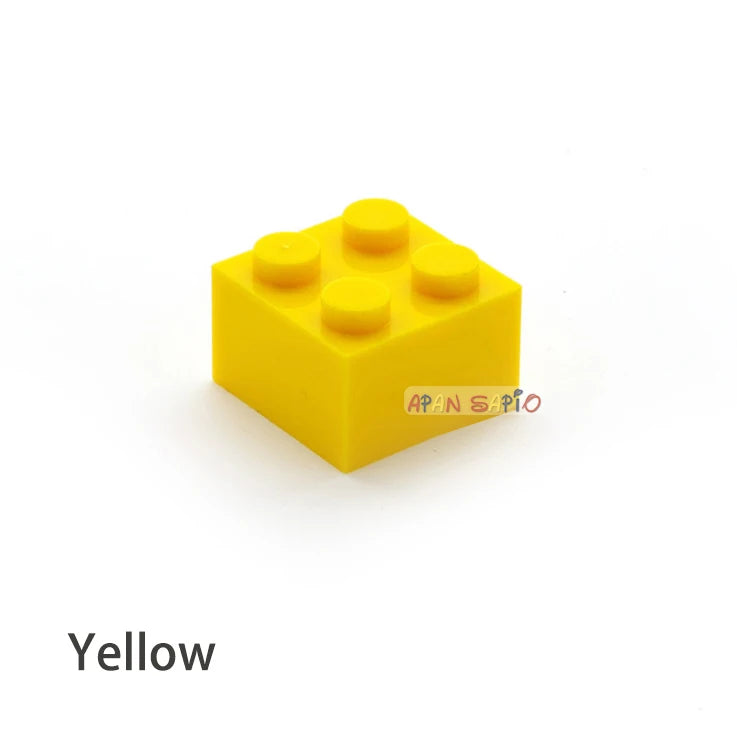 60pcs DIY Building Blocks Thick Figures Bricks 2x2 Dots Educational Creative Size Compatible With 3003 Plastic Toys for Children - CADA BRICKS®