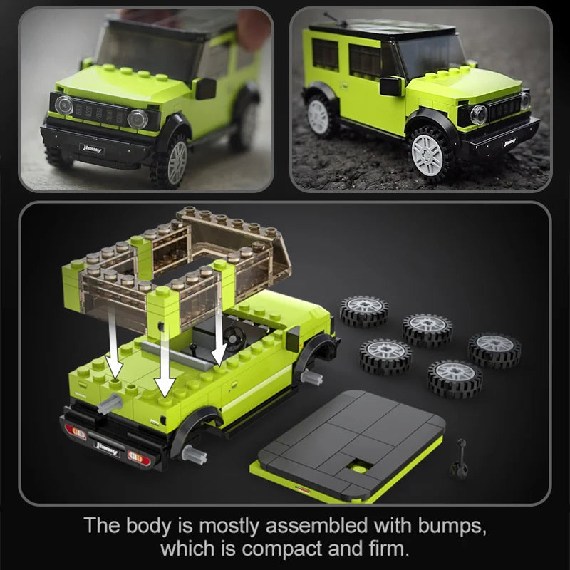 Cada 1:24 City SUV Compatible Off-road Racing Car Vehicle Building Block Classic Bricks Toys For Children Gift - CADA BRICKS®