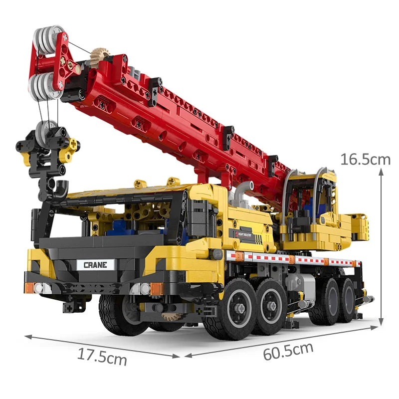 Cada City Remote Control Engineering Vehicle Truck Crane Building Blocks MOC RC Car Bricks DIY Toys For Children Gifts - CADA BRICKS®
