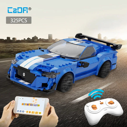Cada 325pcs City RC Racing Car App Programming Building Blocks Remote Control Speed Vehicle Bricks Toy for Children - CADA BRICKS®