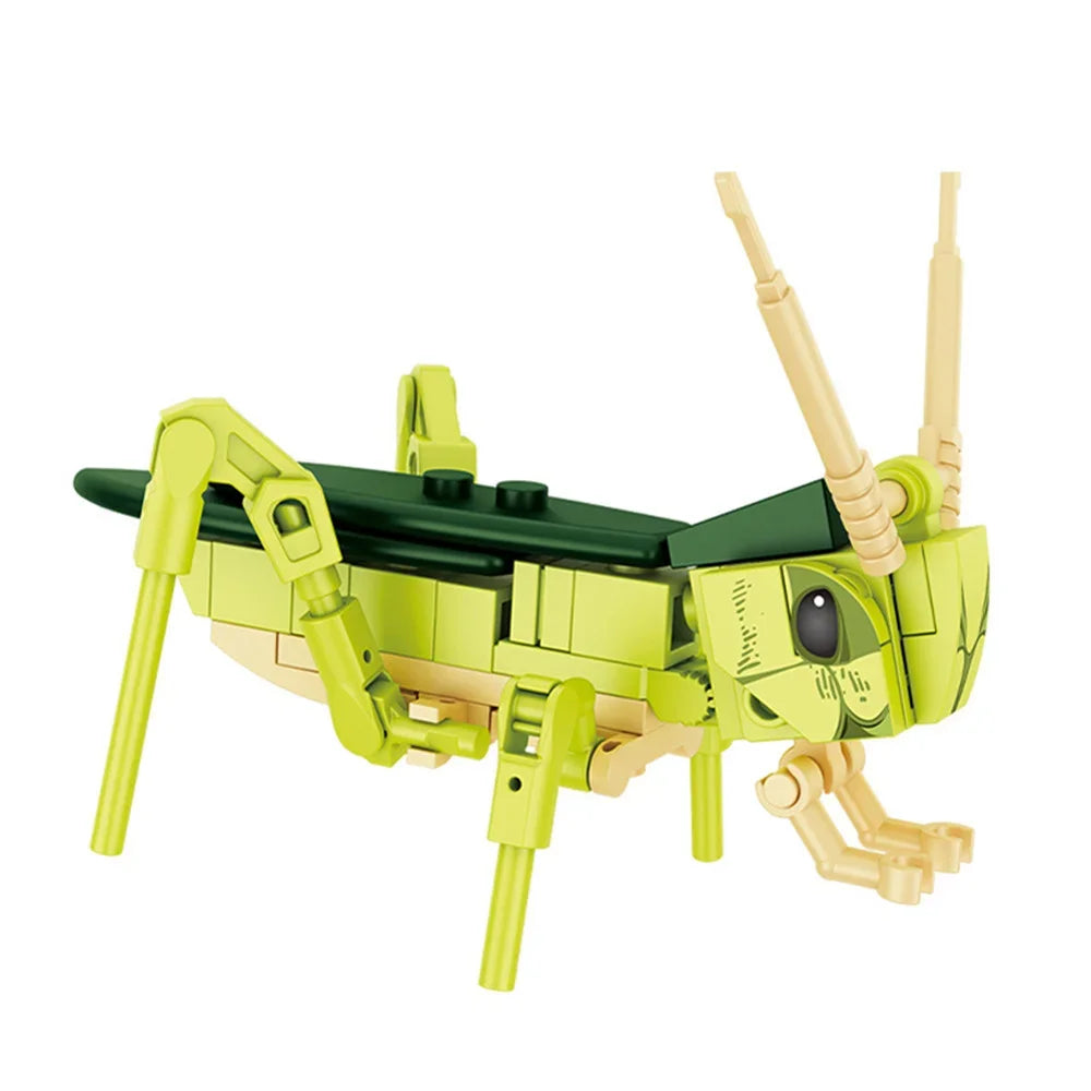 Moc Insect Animal Model Bee Ant Butterfly Cricket Grasshopper Set Building Blocks Diy Children Puzzle Assemble Toys Boy Kid Gift - CADA BRICKS®
