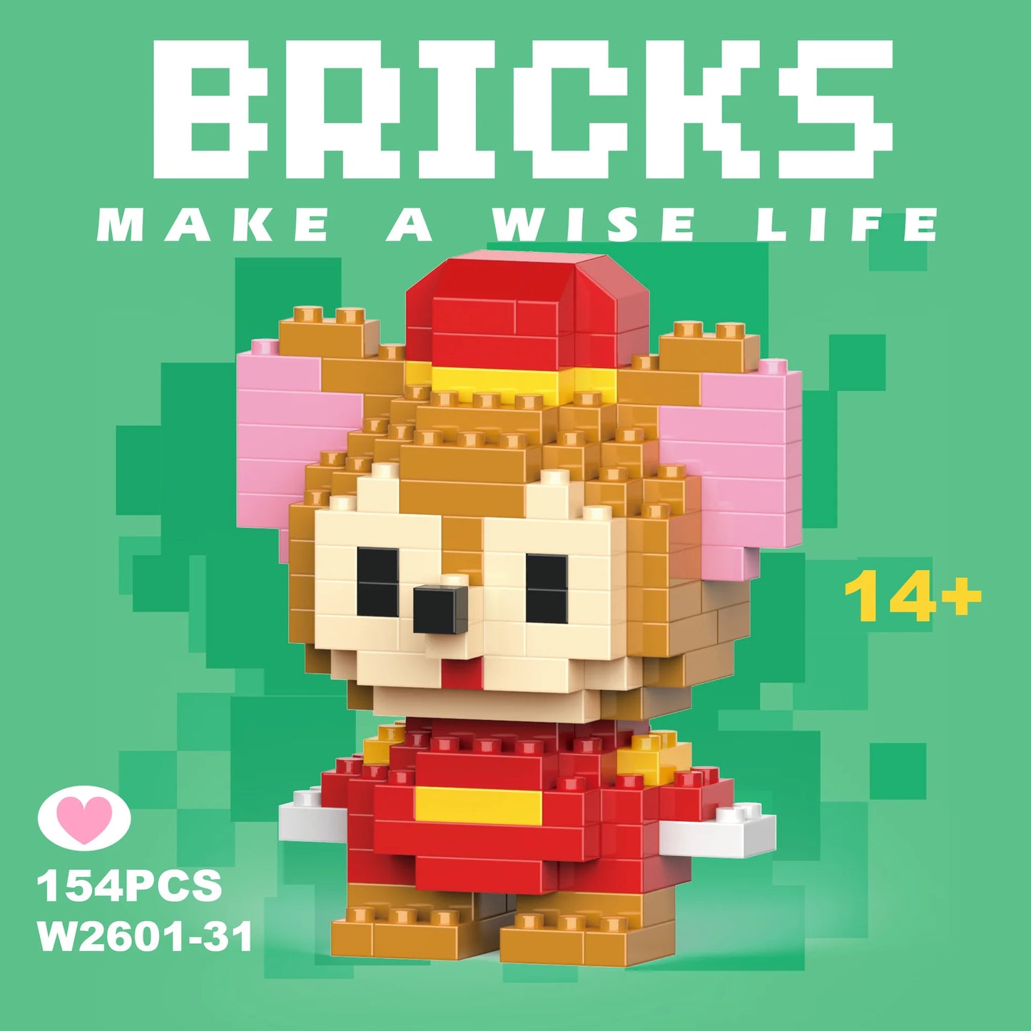 Disney 108 style Stitch LinaBell StellaLou Building Blocks Princess Cartoon Figrues Bricks Children's Assembly Toys Model Gift - CADA BRICKS®