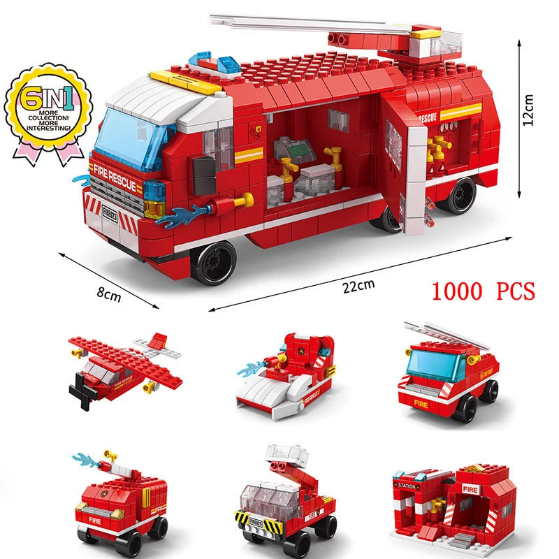 Bus City UK London Building Blocks School Vehicle Friends Wedding Car Traffic Bricks Double Station Girls Gifts Technique Toys - CADA BRICKS®