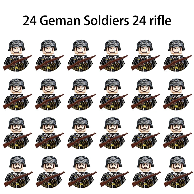 Military Building Blocks, Figures, Action Figures, Toys, Mini Dolls, Soldier Characters, Children's Toys, National Army Phalanx - CADA BRICKS®
