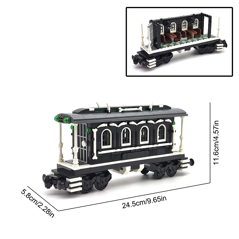 City train building blocks DIY modified accessories, creative MOC assembly track train carriage expansion set, base, wheel parts - CADA BRICKS®
