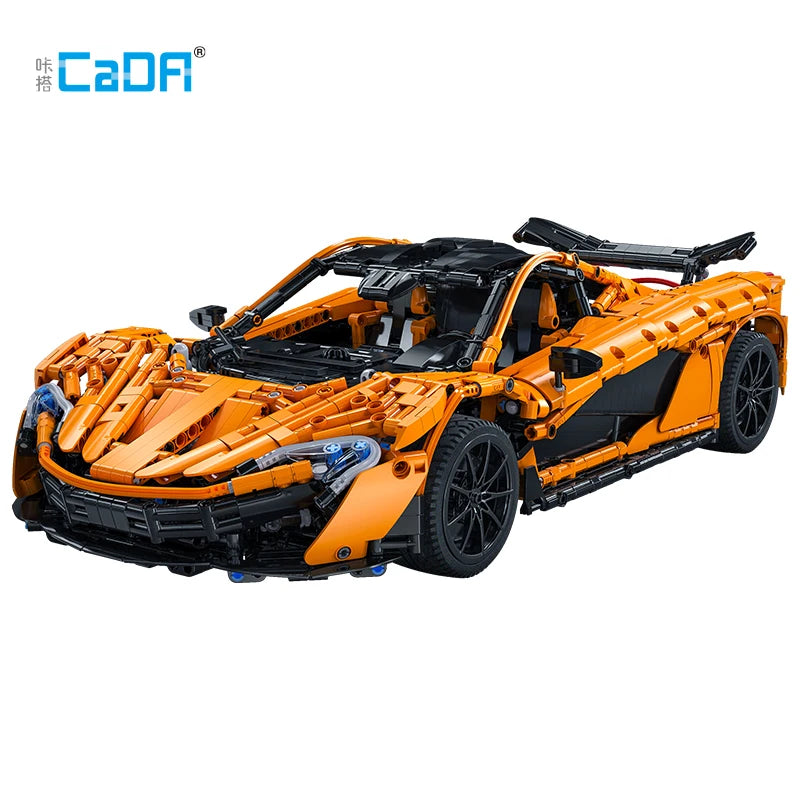 Cada 1:10 MOC Designer Pvdb Smiling Assassin Super Racing Car Model Building Blocks V8 Cylinder Car Speed Vehicle Toys for Kids - CADA BRICKS®
