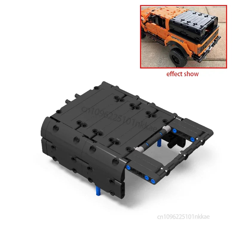 MOC 42126 F-150 Raptor Car Trailer Technical Hitch Crane Platform Hardtop Bumper Roofrack Building Blocks DIY Bricks Toy Gifts - CADA BRICKS®