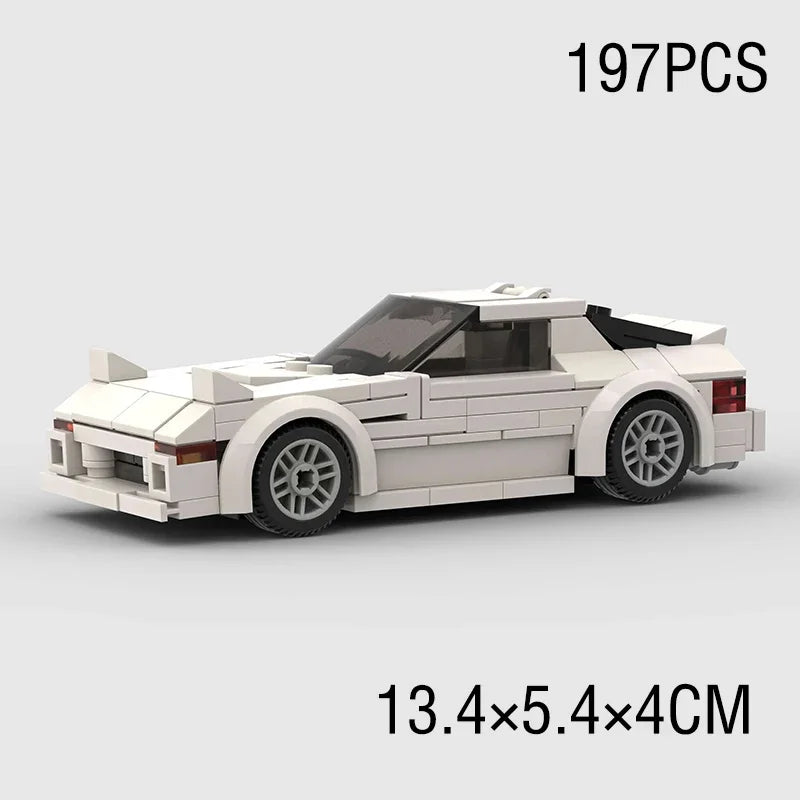 MOC Speed Champions Super Race Car F1 Great Vehicle Racing Model Building Blocks Bricks Sports Pickup Truck City Technique Toy - CADA BRICKS®