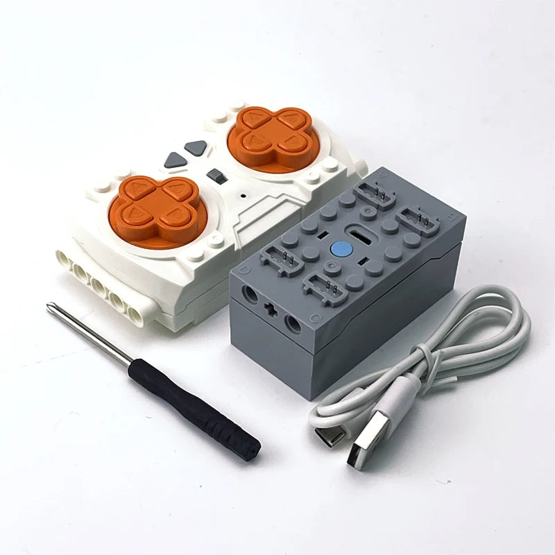 Części techniczne MOC Power Functions Zdalne sterowanie serwomotorem Kompatybilny z 88003 88004 8882 8883 Bloki samochodowe Power Up
