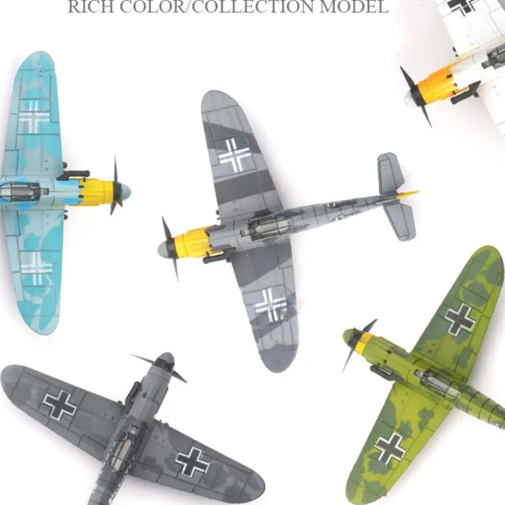 Fighter Assemble Fighter Assemble Blocks Airplane Model Hurricane Fighter Airplane Building Model 4D Diy Plastic