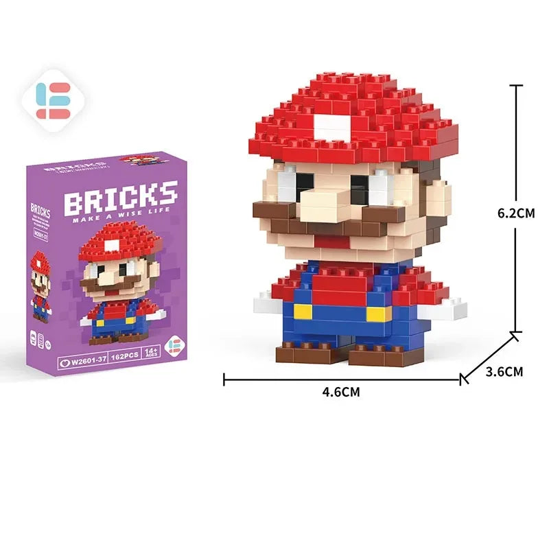 Disney LiLo Stitch Toys Building Blocks Pokeman Pikechu lega Anime Cartoon Character Model Building Blocks Toy for children Gift - CADA BRICKS®
