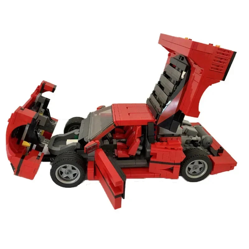 Classic Racing 10248 F40 Compatible MOC-49743 Sports Car 1192 PCS Splicing Assembly Building Block Toy Model DIY Kids Gift Gift - CADA BRICKS®