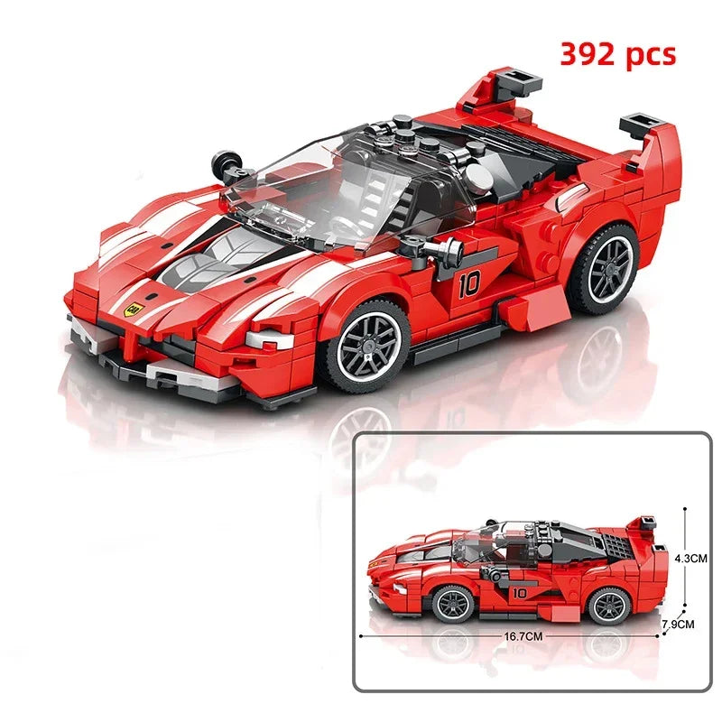 Speed Champions Series Racing Sports Vehiclea Technique Car Supercar Building Blocks Set Bricks Classic MOC Model Toys For Kids - CADA BRICKS®