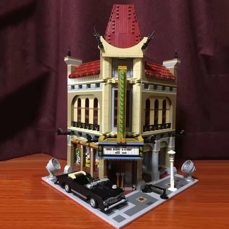 Creatoring Expert Brick Bank Detective's Assembly Square Model MOC Street View Building Blocks Toys 10255 10251 10211 10185 - CADA BRICKS®