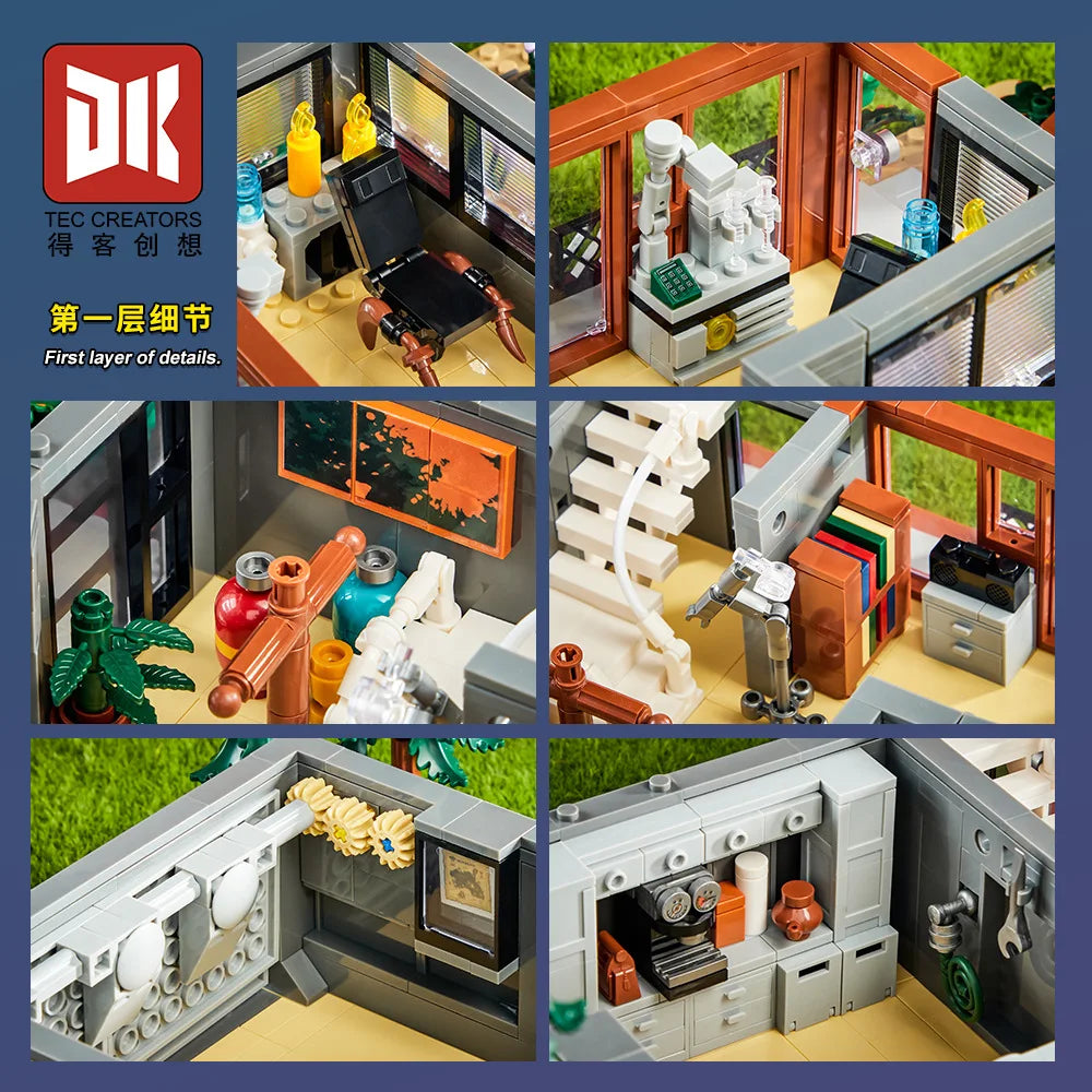 IN STOCK MOC Idea Construction Cullen House Building Blocks Model Hawke Villa Bricks Assembling Toys for Children Gift Set