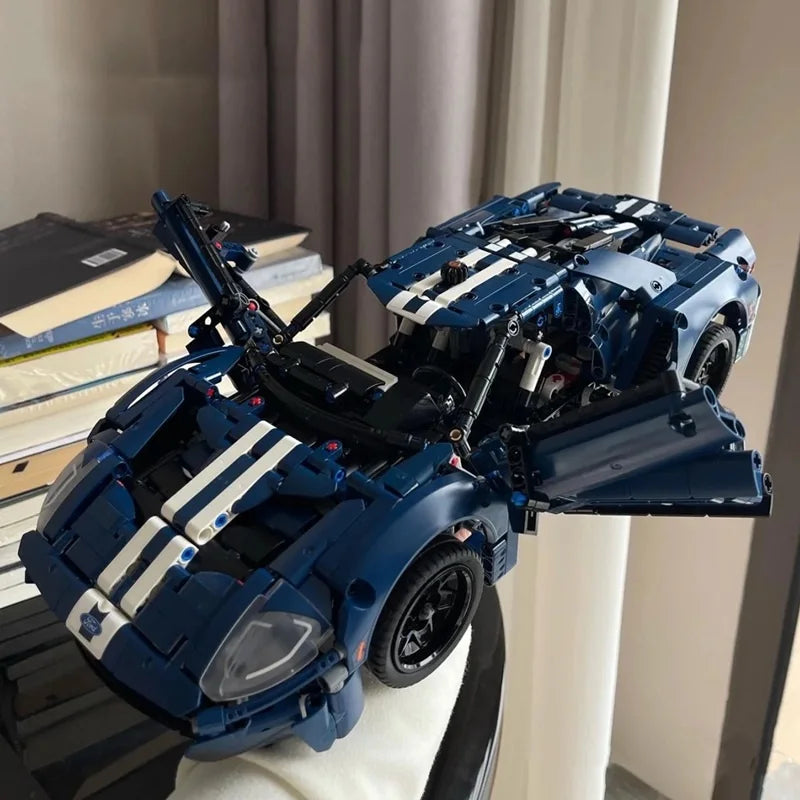 MINISO Inventory Technology Ford GT Sports Car Building Block Model Suitable for Children's Building Blocks Birthday Gift Set - CADA BRICKS®