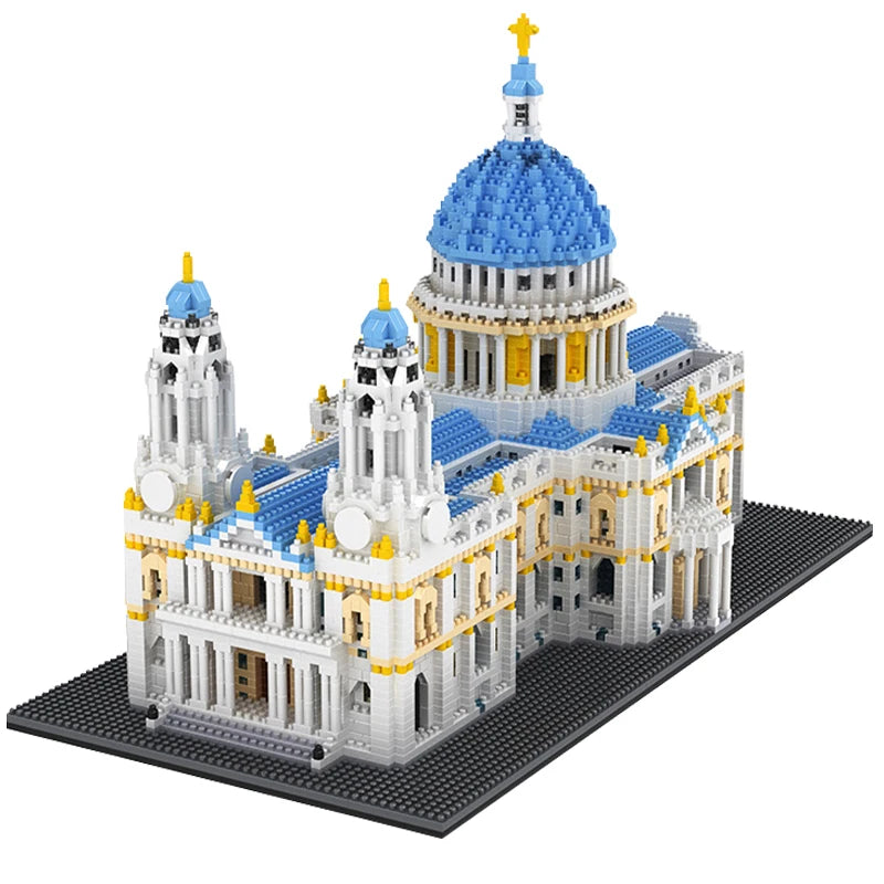 7053 Pcs City Mini St Paul Cathedral Architecture Building Blocks Famous Castle Moc Bricks Educational Gifts Toys For Children - CADA BRICKS®