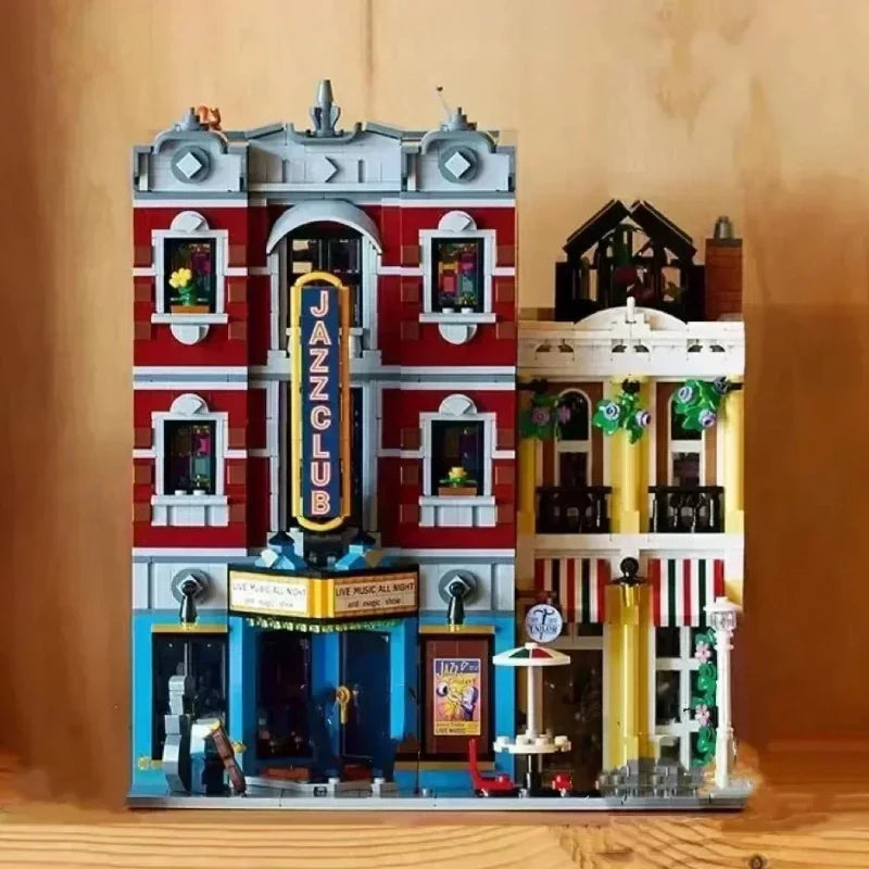 Creatoring Expert Brick Bank Detective's Assembly Square Model MOC Street View Building Blocks Toys 10255 10251 10211 10185 - CADA BRICKS®