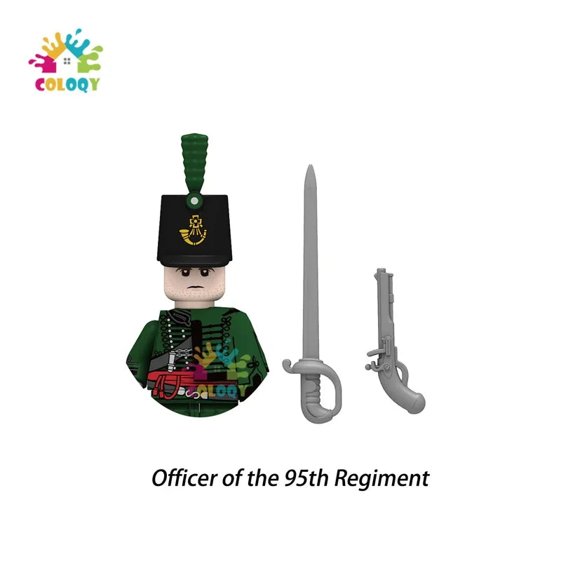 Kids Toys Napoleonic Wars Military Soldiers Building Blocks Imperial Navy Figures British Fusilier Toys For Kids Christmas Gifts
