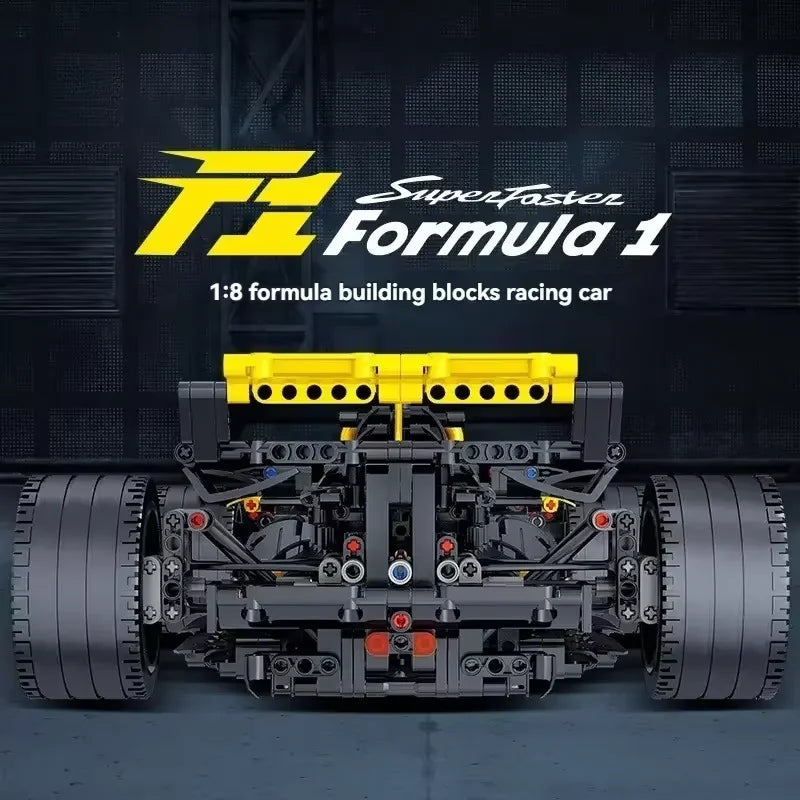 2025 NEW Technical Super Racing 1:8 Formula Building block Racing F1 kit Assembly Model Bricks Toy Adults Children Birthday Gift - CADA BRICKS®