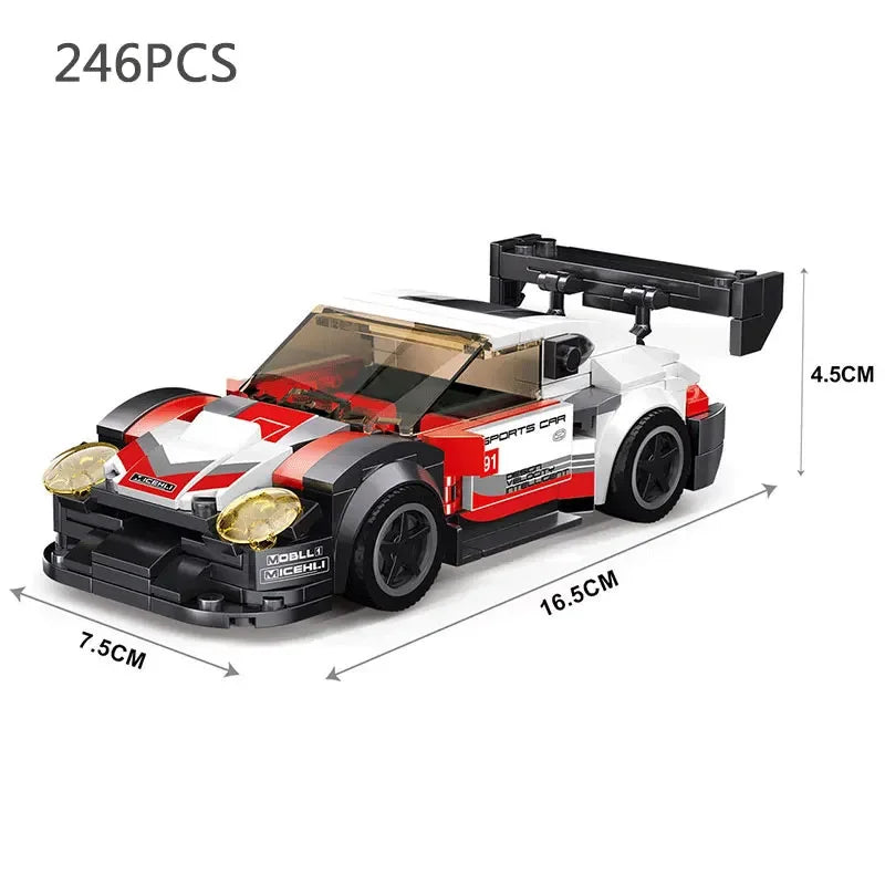 Speed Champions Series Racing Sports Vehiclea Technique Car Supercar Building Blocks Set Bricks Classic MOC Model Toys For Kids - CADA BRICKS®