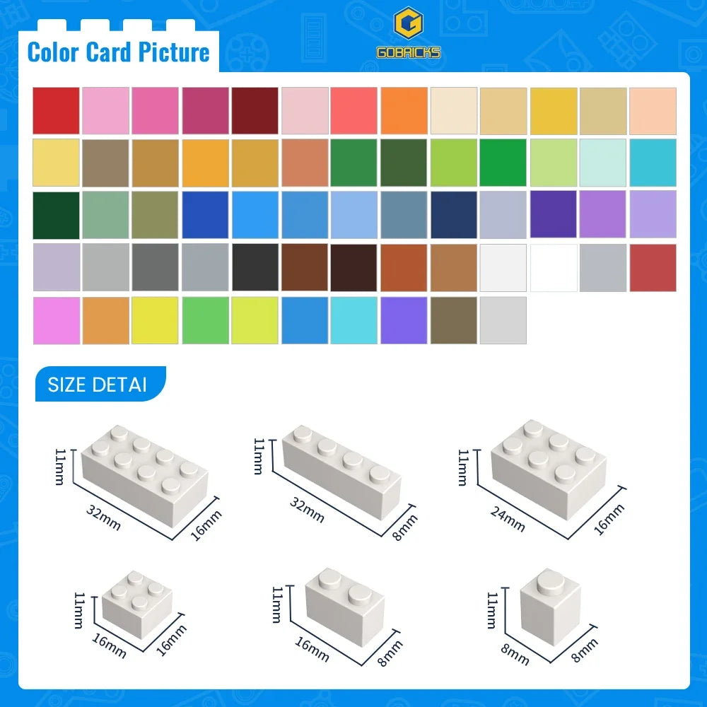 MOC Customizable Bricks Print Parts Colors DIY Building Blocks Model As Gift You Want With Partlist Copy Lego Sets BL RB LD IO - CADA BRICKS®