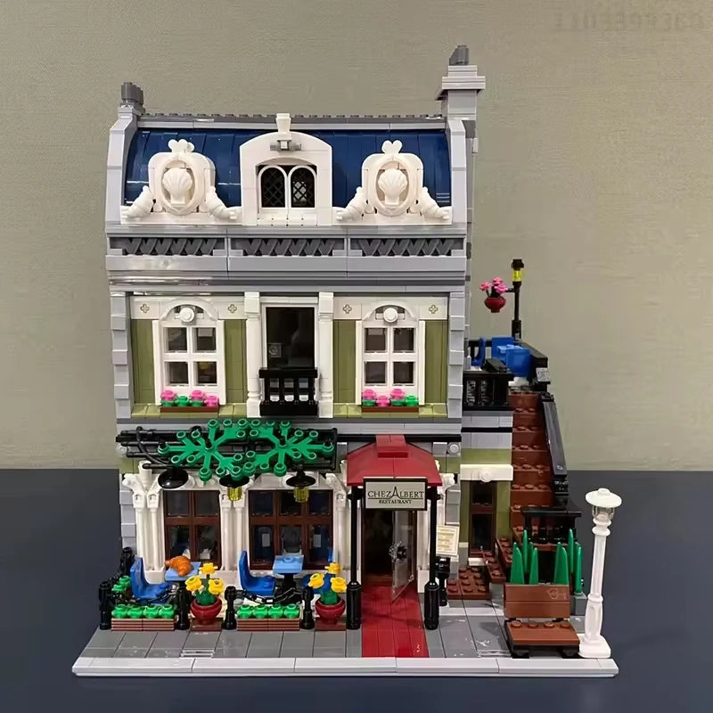 Creatoring Expert Brick Bank Detective's Assembly Square Model MOC Street View Building Blocks Toys 10255 10251 10211 10185 - CADA BRICKS®
