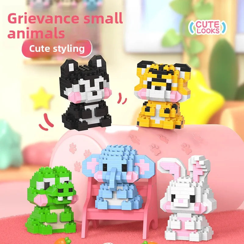 Adults Animals Micro Particle Building Blocks Toy for Children 6 to 12 Years Old Boy Birthday Gift Dog Cat Mini Bricks Girl Toys - CADA BRICKS®