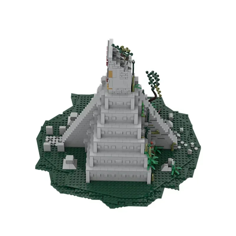 Castle Moc Building Blocks Maya Temple Model Technology Bricks DIY Assembly Magical Ancient Street View  Toys Gifts