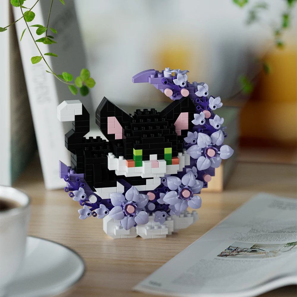 Mini Dog Cat panda raccoon Cute Pet Small Building Block Model Series Ornaments Children's Toy Christmas Birthday Gifts for Kids - CADA BRICKS®