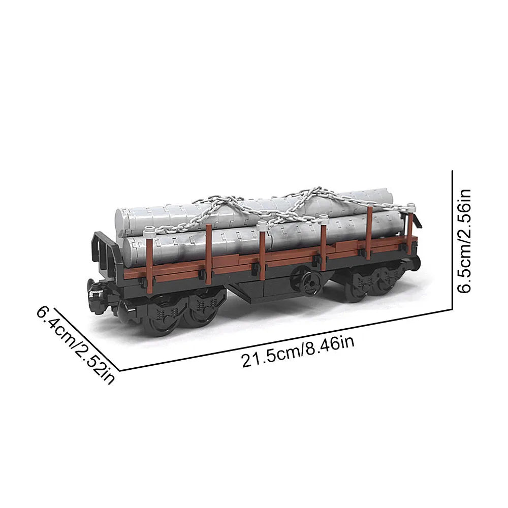 City train building blocks DIY modified accessories, creative MOC assembly track train carriage expansion set, base, wheel parts - CADA BRICKS®