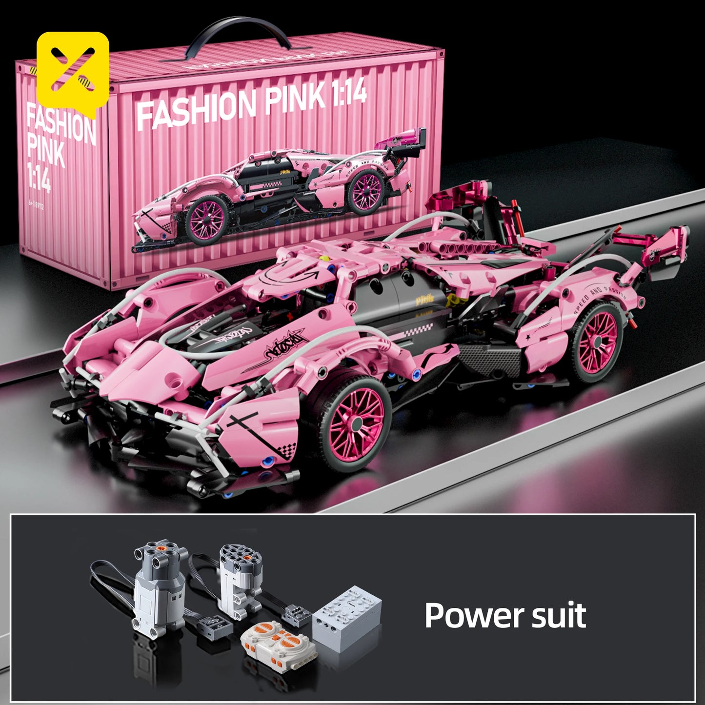 ToylinX Technical Building Blocks Racing Sport Car Speed Vehicle Model City Mechanical Super Bricks Puzzle Toys Adult Gift - CADA BRICKS®