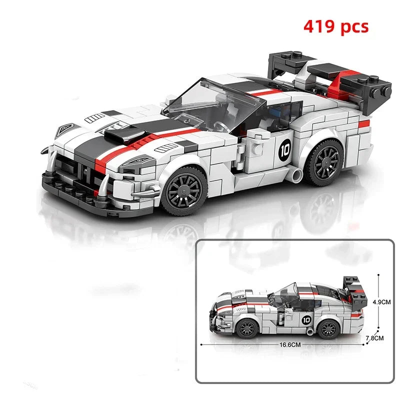 Speed Champions Series Racing Sports Vehiclea Technique Car Supercar Building Blocks Set Bricks Classic MOC Model Toys For Kids - CADA BRICKS®