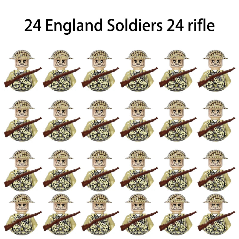Military Building Blocks, Figures, Action Figures, Toys, Mini Dolls, Soldier Characters, Children's Toys, National Army Phalanx - CADA BRICKS®