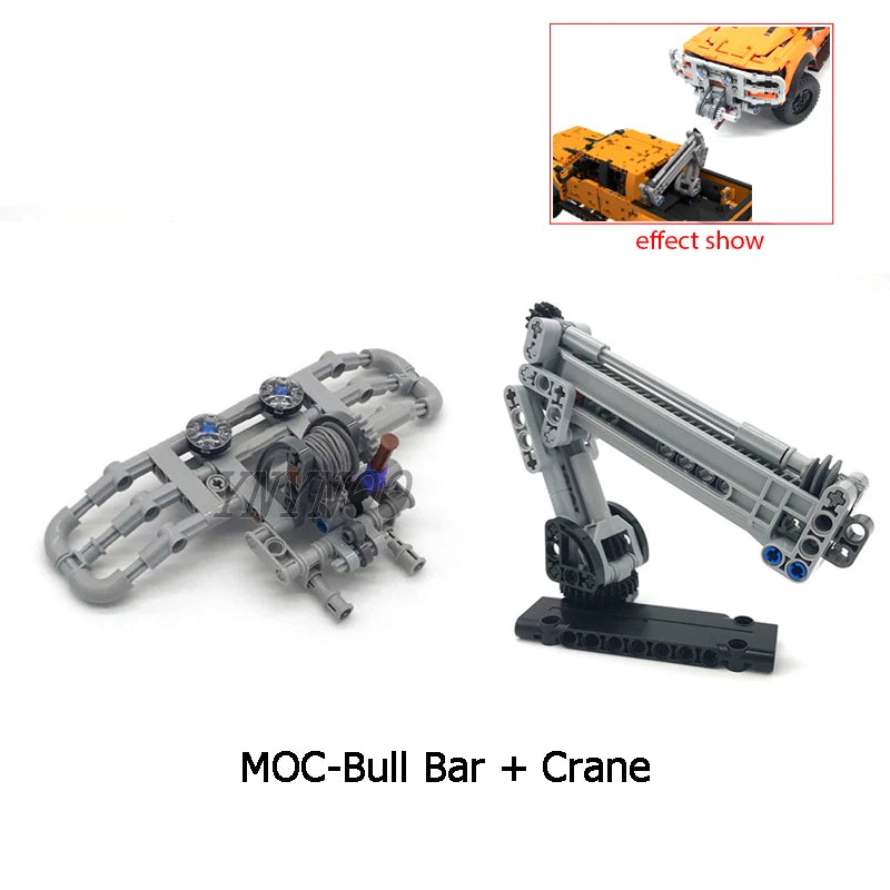 Technical Can Tilted Pickups F-150 Raptor Trailer Model Building Blocks DIY 42126 MOD Bricks Assembly Set Children's Toy Gifts