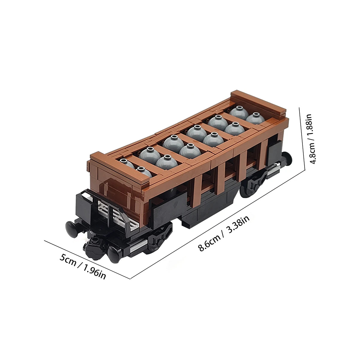 City train building blocks DIY modified accessories, creative MOC assembly track train carriage expansion set, base, wheel parts - CADA BRICKS®