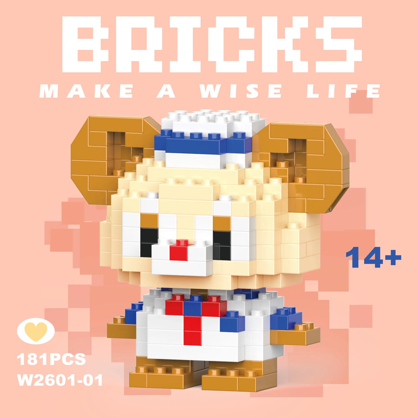 Disney 108 style Stitch LinaBell StellaLou Building Blocks Princess Cartoon Figrues Bricks Children's Assembly Toys Model Gift - CADA BRICKS®