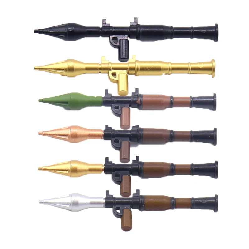 5/10 WW2 Soldier Weapons Building Block Two-color Printing Machine Rifle Submachine Sniper Guns Military Accessories Bricks C238 - CADA BRICKS®