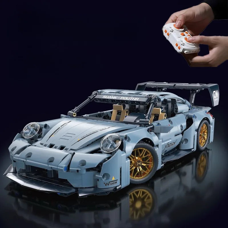 Technical Racing Sport Car Model Building Blocks technic adults 1:14 DIY Supercar Brick Puzzle Toys Kid Adult Gift(1200+granule)